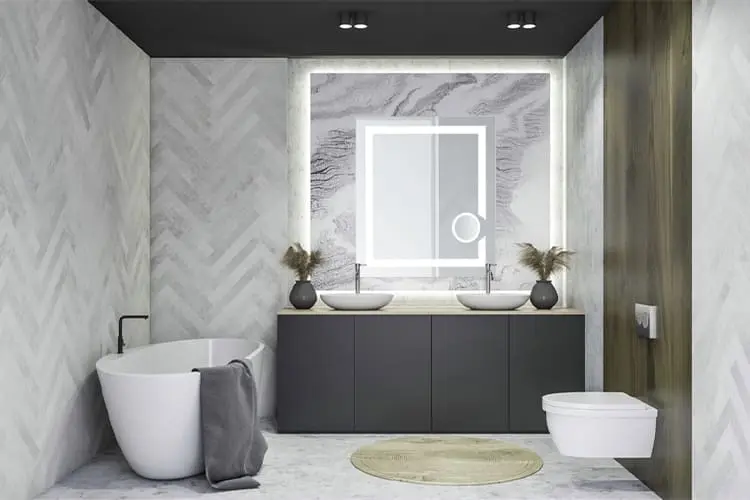 Bathroom Mirror with Lights