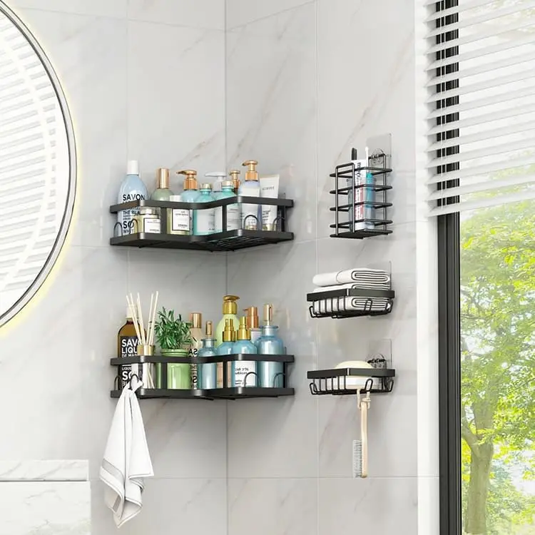 Bathroom Shower caddy for storing shampoo and body wash