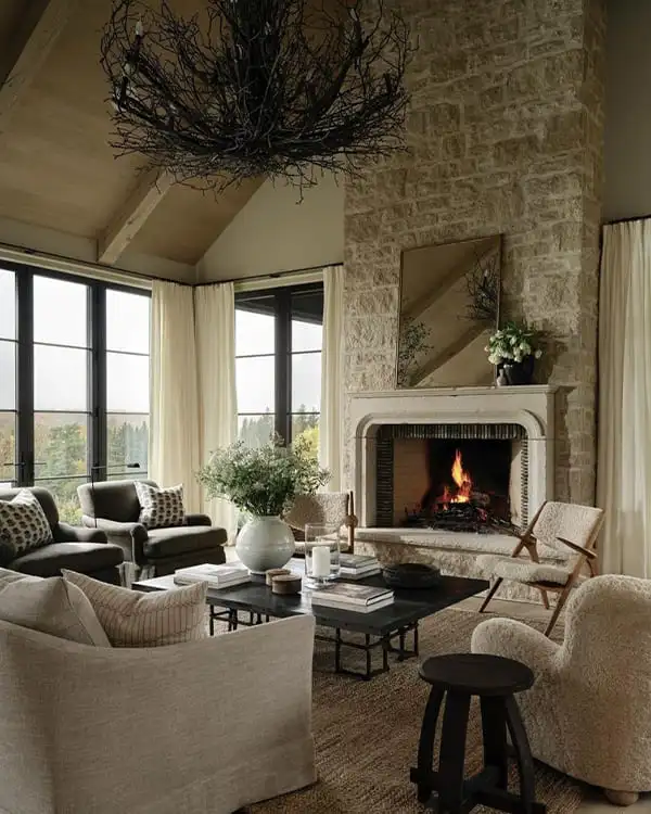 Living Room Fireplace