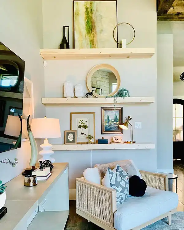 Living Room Wall Shelves