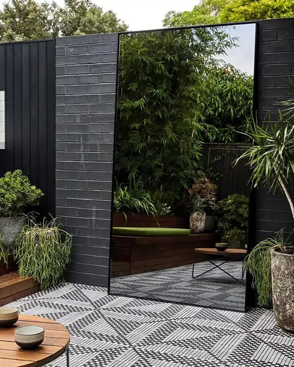 Garden Mirrors (to create an illusion of space)