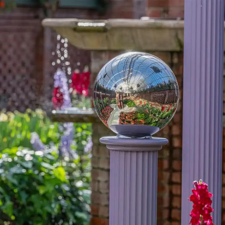 Garden gazing balls