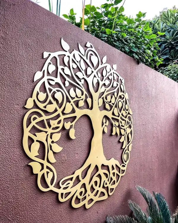Garden wall plaques