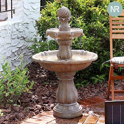Hozelock Cyprio Cascade 300 Solar Powered Pond Pump – Fountain & Water Feature Kit