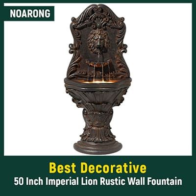 Best Decorative Outdoor Wall Fountains