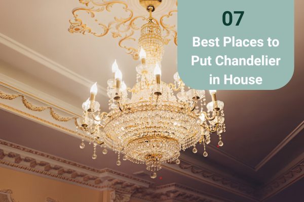 Ideal chandelier placement