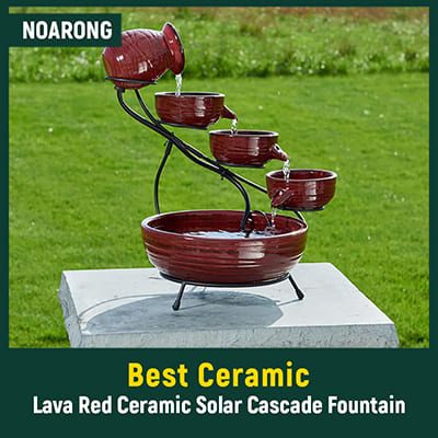 Best Ceramic Solar Water Fountains